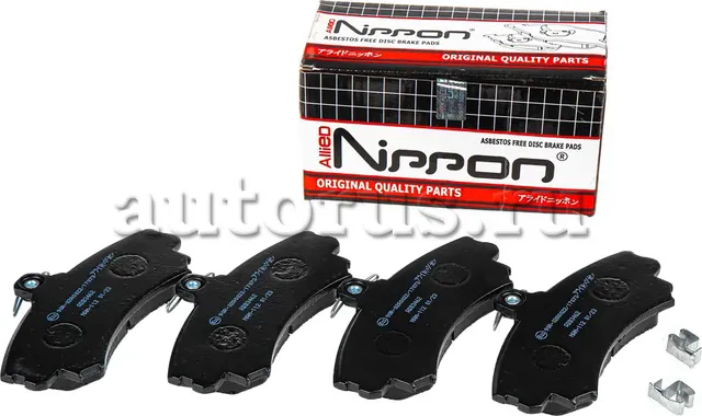 Колодки тормозные дисковые | перед | (Allied Nippon). Артикул ADB3462