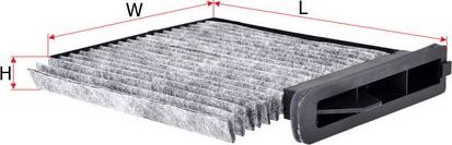 Салонный фильтр Sakura. Артикул CAC-18190