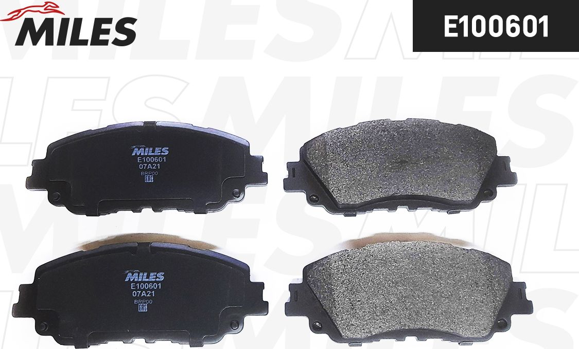 Тормозные колодки Miles (Semi-Metallic). Артикул E100601