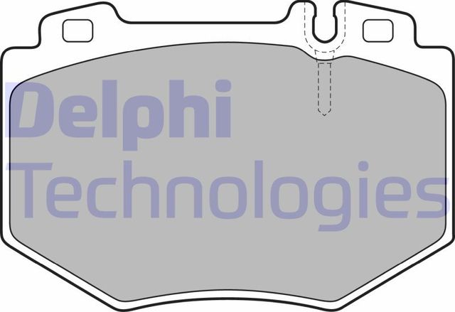 Тормозные колодки Delphi (Low-Metallic) передние для Mercedes-Benz S-Класс IV (W220) 2003-2005. Артикул LP1851