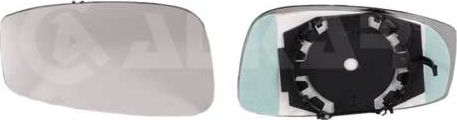 Зеркальное стекло бокового зеркала Alkar левое для Fiat Idea 2003-2008. Артикул 6401931