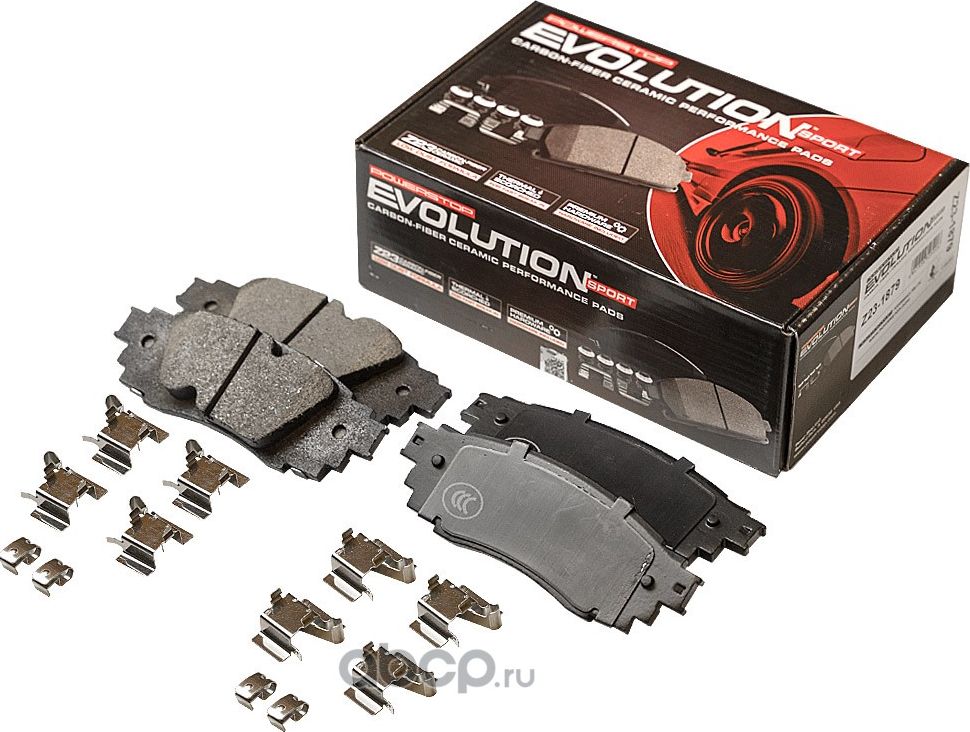 Задние керамические колодки Evolution Sport Z23 PowerStop 23-1879. Артикул 231879