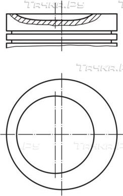 Поршневая група Mahle. Артикул 002 03 01