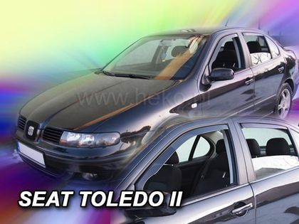 Дефлекторы Heko для окон Seat Toledo II седан, хэтчбек 5-дв. 1999-2004. Артикул 28221