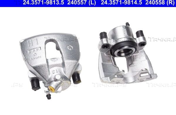Тормозной суппорт ATE передний правый для Volvo V50 I 2004-2012. Артикул 24.3571-9814.5