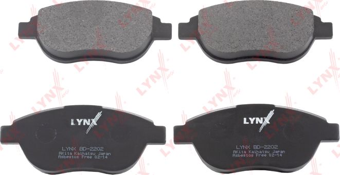 Тормозные колодки LYNXauto. Артикул BD-2202
