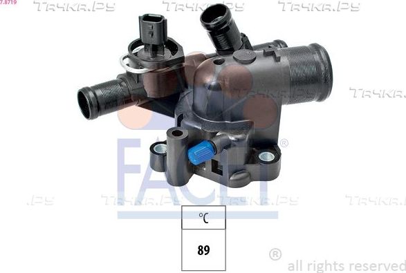 Термостат Facet Made in Italy - OE Equivalent для Renault Laguna II 2005-2007. Артикул 7.8719