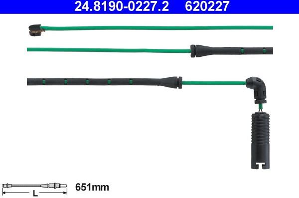 Датчик износа тормозных колодок  ATE. Артикул 24.8190-0227.2
