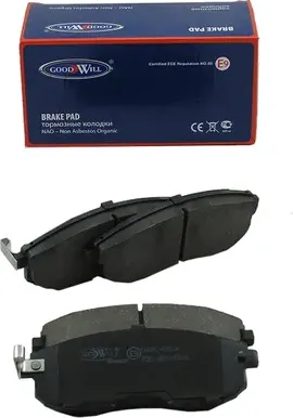 Колодки тормозные дисковые передние, комплект (Goodwill). Артикул 1086F