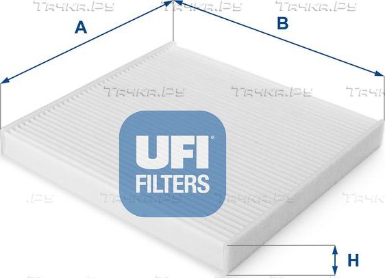 Салонный фильтр UFI для Fiat Ducato III 2006-2026. Артикул 53.130.00