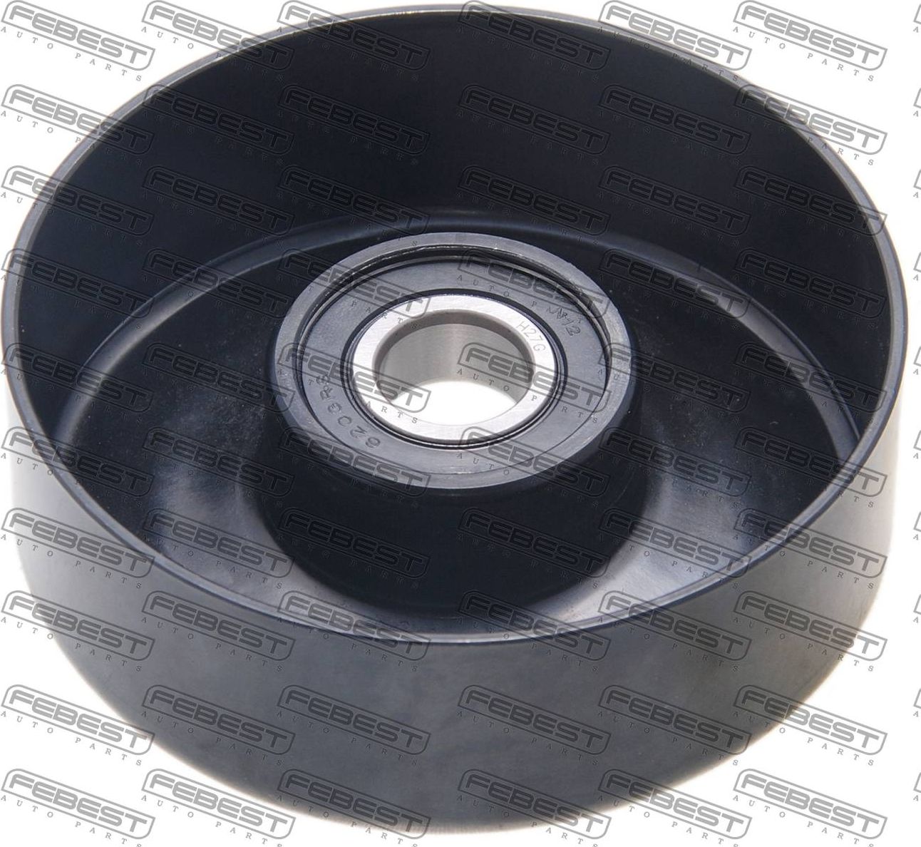 Натяжной ролик (натяжитель) приводного поликлинового ремня Febest. Артикул 0287-A60