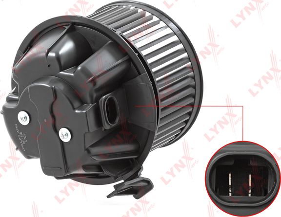 Вентилятор, мотор печки (отопителя) салона LYNXauto. Артикул RF-1536