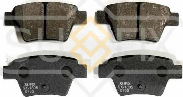 Колодки тормозные задние (Sufix). Артикул SX1805
