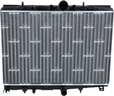 Радиатор охлаждения двигателя NRF (алюминий). Артикул 58347A