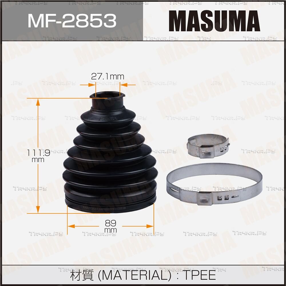 Пыльник ШРУСа наружный Masuma передний для Mazda CX-5 I 2012-2017. Артикул MF-2853