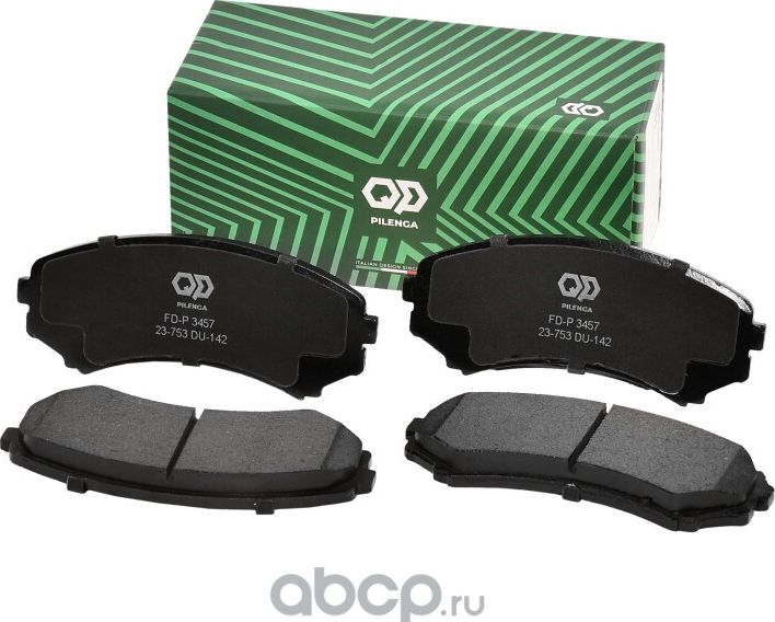Колодки тормозные дисковые передние (Pilenga). Артикул FDP3457