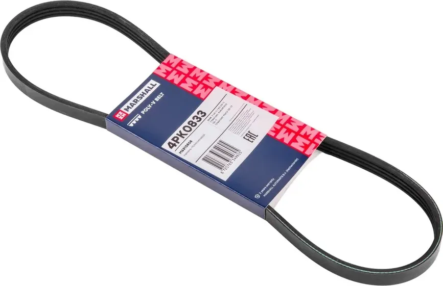 Ремень поликлиновой 4PK0833 BMW 3 04 11 X3 03 11 Chevrolet Aveo Kalos 06 11 Chev (Marshall). Артикул M6310505