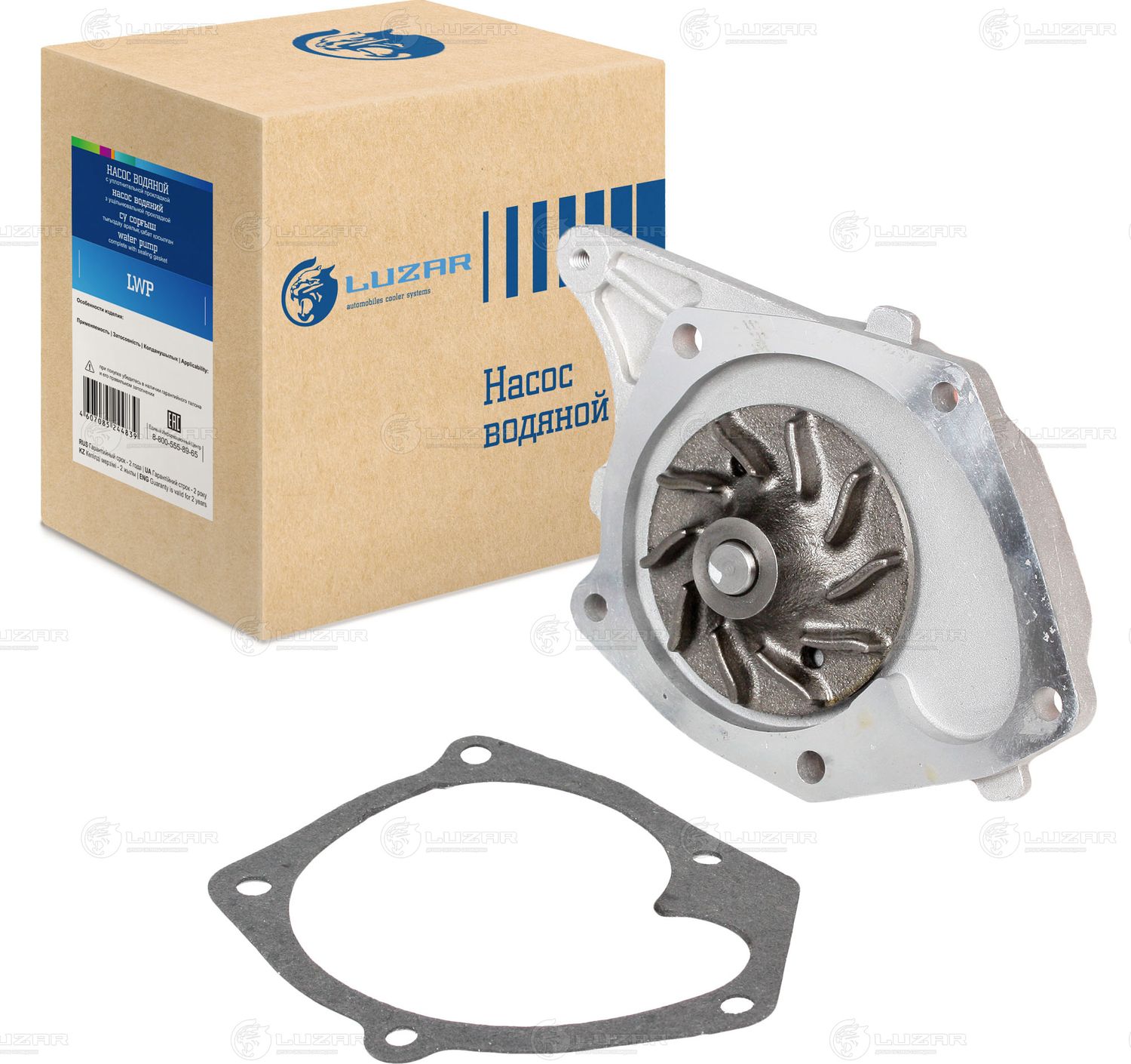 Помпа (водяной насос) Luzar для Renault Clio V 2008-2026. Артикул LWP 0995