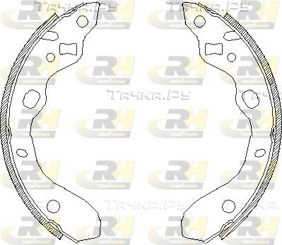 Тормозные колодки RoadHouse задние для Mazda 323 VI (BJ) 1998-2004. Артикул 4128.00