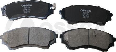 Тормозные колодки OSSCA. Артикул 18687