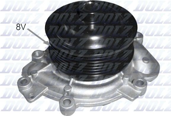 Помпа (водяной насос) Dolz для Mercedes-Benz Sprinter 906 2006-2016. Артикул M230