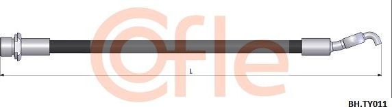 Тормозной шланг Cofle. Артикул 92.BH.TY011