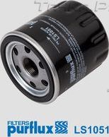 Масляный фильтр Purflux для Citroen Jumper II 2014-2026. Артикул LS1051