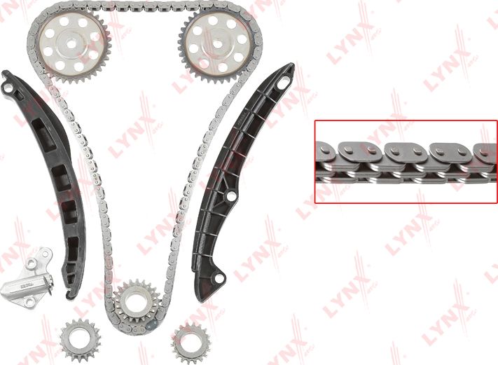 Цепь ГРМ LYNXauto для Volkswagen New Beetle II (A5) 2011-2016. Артикул TK-0065