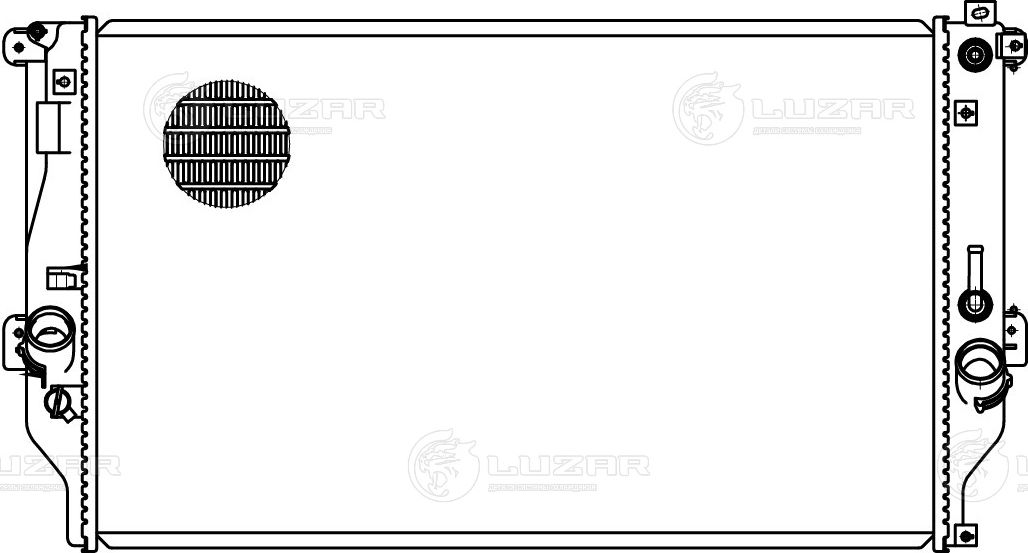 Радиатор охлаждения двигателя Luzar. Артикул LRc 1940