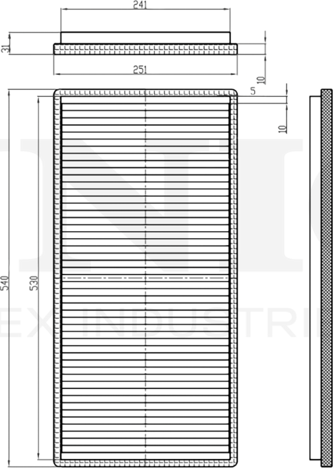 Фильтр салона (Unio). Артикул FLT-40116C