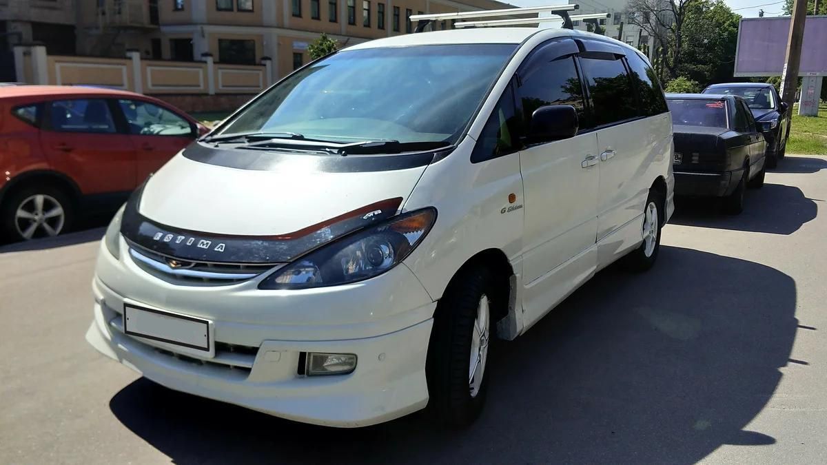 Дефлектор Vip-Tuning для капота Toyota Estima II 2000-2006. Артикул TYA64