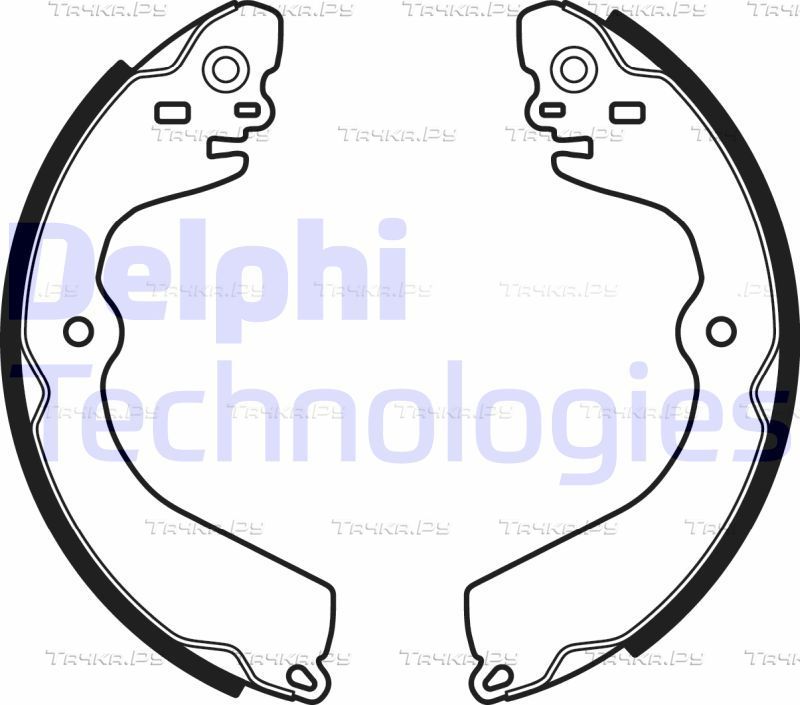 Тормозные колодки Delphi. Артикул LS2049