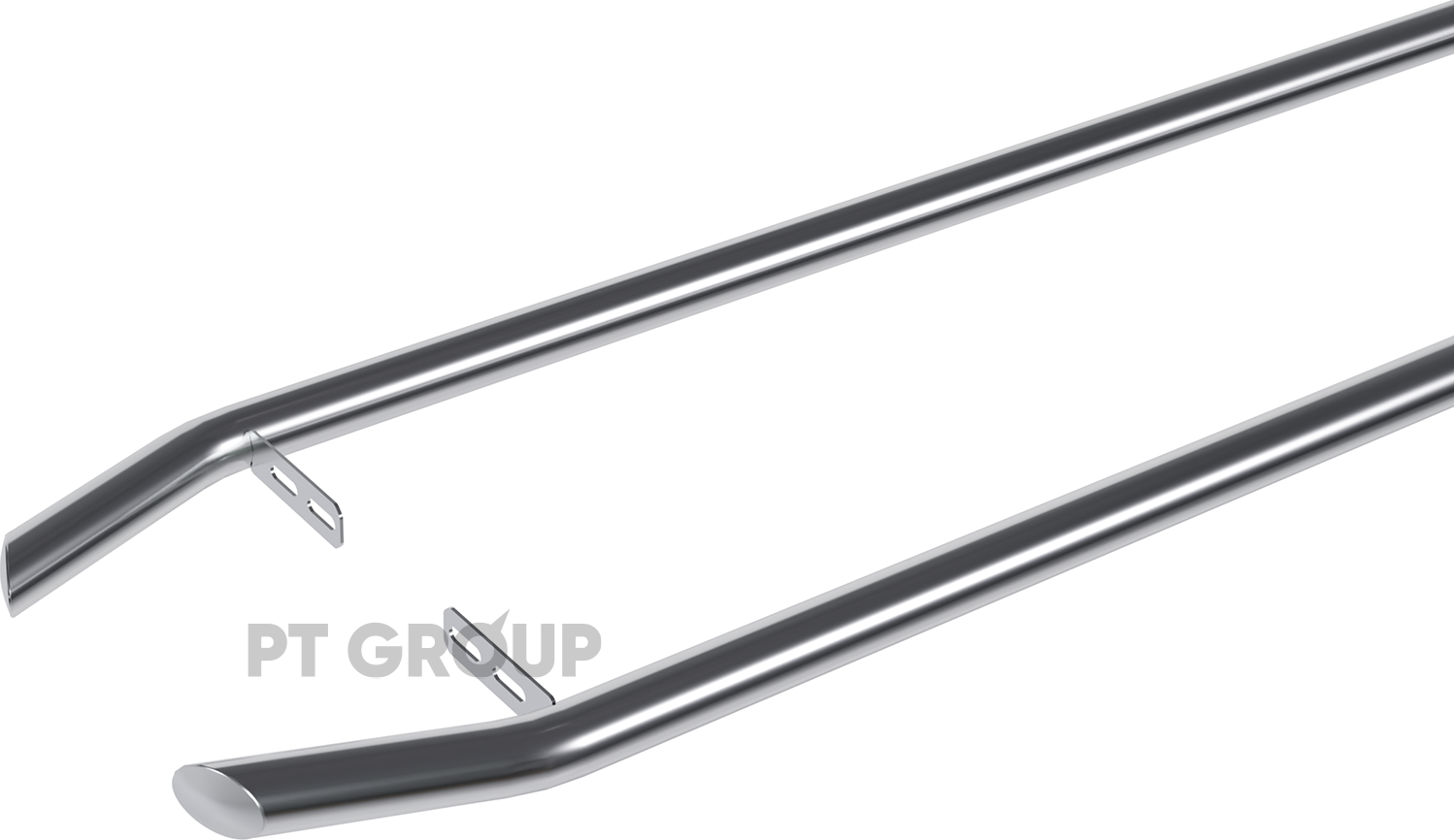 Защита порогов PT Group с окантовкой d=38 мм (НПС) для Haval H9 2024-2026. Артикул HVS-24-220341.00