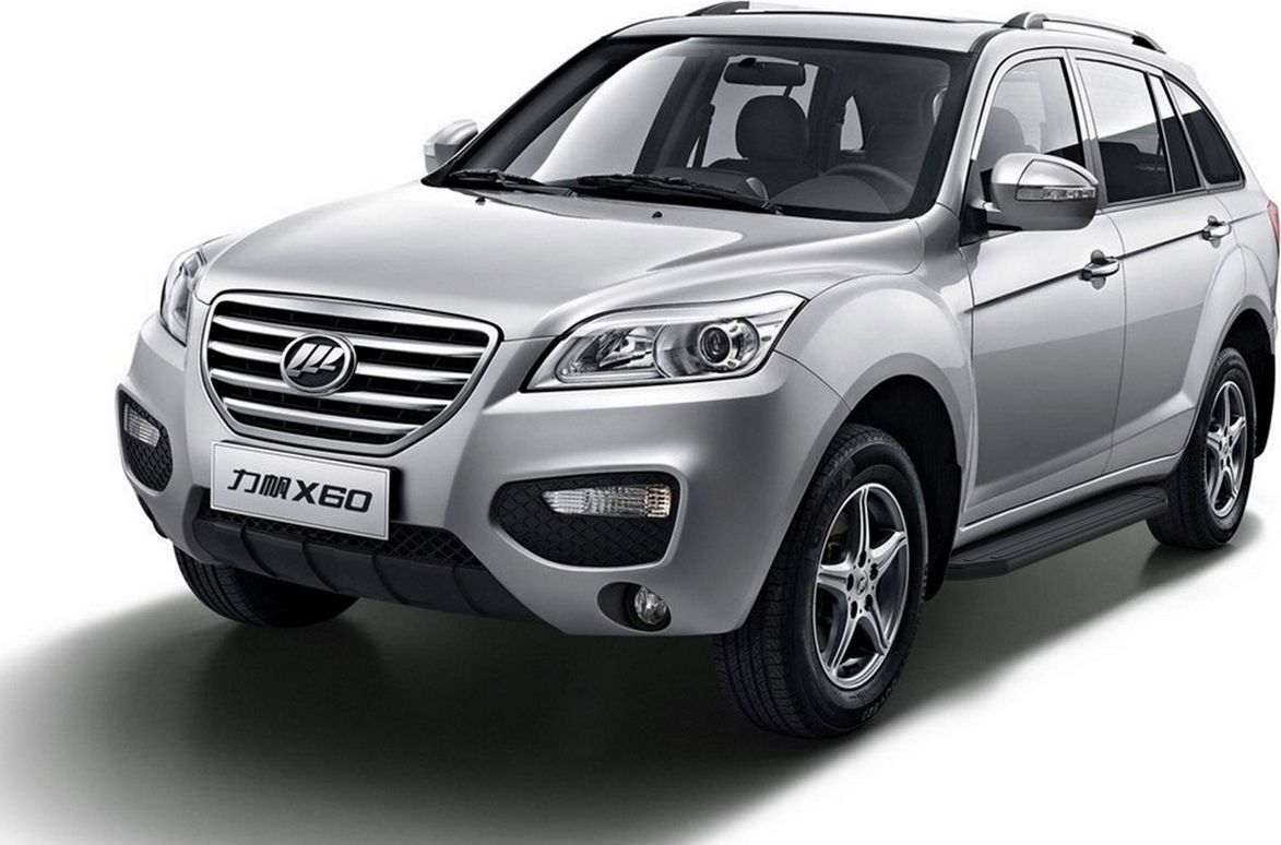 Пороги алюминиевые Rival Premium-Black для Lifan X60 2012-2016. Артикул A160ALB.3302.2