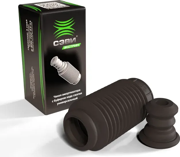 Чехол амортизатора с буфером хода сжатия универсальный СЭВИ-ЭКСТРИМ (буфер h66, d19,5) для передне ВАЗ SEVI 61396619 Sevi. Артикул 61396619