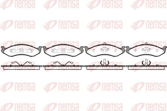 Тормозные колодки Remsa. Артикул 0467.20