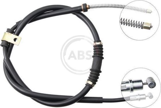 Трос ручника (тросик ручного тормоза) ABS. Артикул K16818