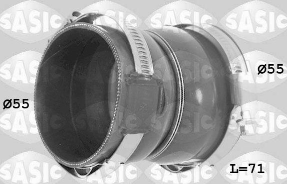 Патрубок интеркулера Sasic. Артикул 3350001