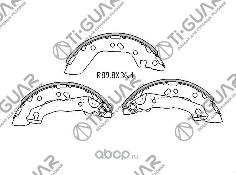 Тормозные колодки (TI-Guar). Артикул TG8684