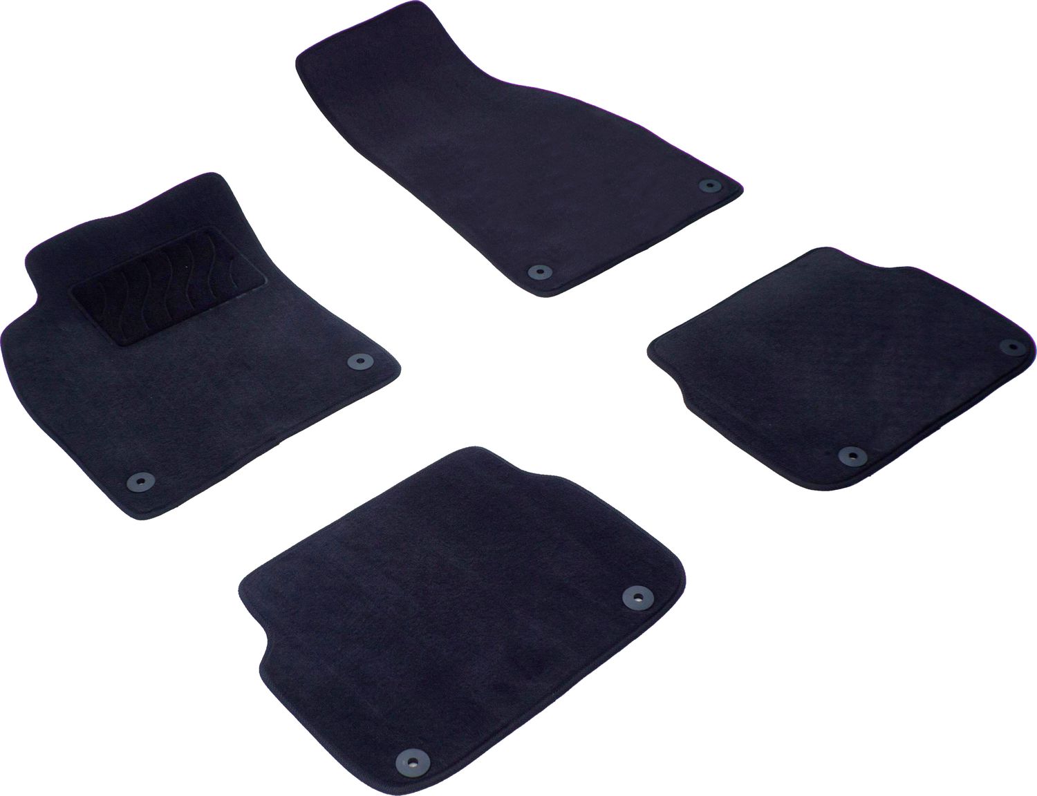 Коврики текстильные Seintex на нескользящей основе для салона Audi A6 C6 2008-2011. Артикул 82426