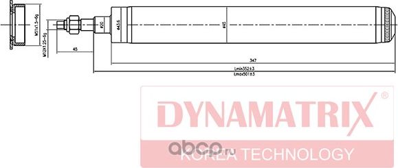 Амортизатор подвески газонаполненный (Dynamatrix-Korea). Артикул DSA665036