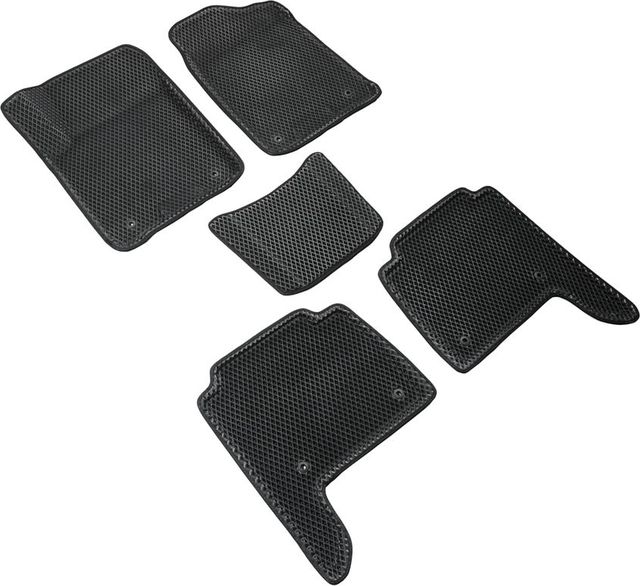 Коврики Seintex 3D EVA ромб для салона Infiniti QX80 2013-2024 ЧЕРНЫЕ. Артикул 317731