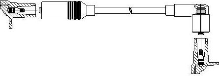 Высоковольтные провода (провода зажигания) Bremi передний/задний для SEAT Ibiza II 1996-2002. Артикул 115/55