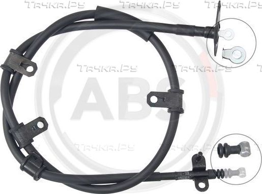 Трос ручника (тросик ручного тормоза) ABS. Артикул K17433
