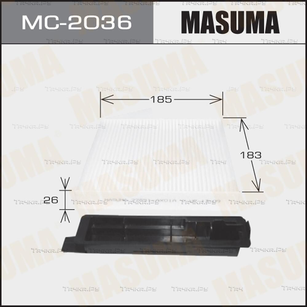 Салонный фильтр Masuma для Nissan Terrano III (D10) 2014-2026. Артикул MC-2036