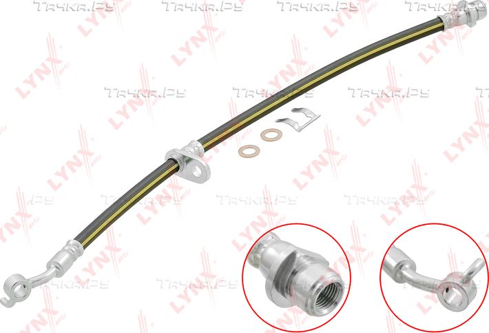 Тормозной шланг LYNXauto для Honda Accord IX 2014-2026. Артикул BL-4171