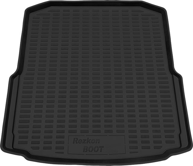 Коврик пластиковый Rezkon без карманов для багажника Skoda Octavia A7 2017-2020. Артикул 5030010400