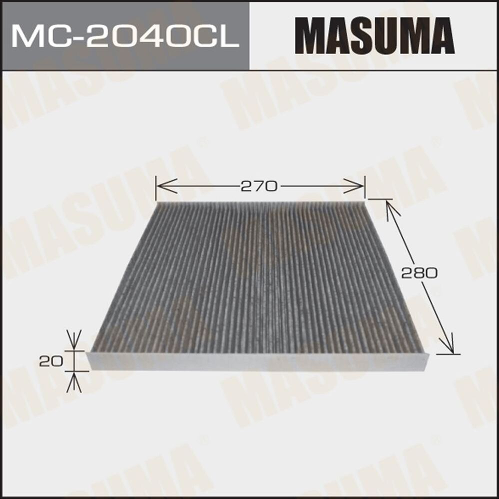 Салонный фильтр Masuma. Артикул MC-2040CL