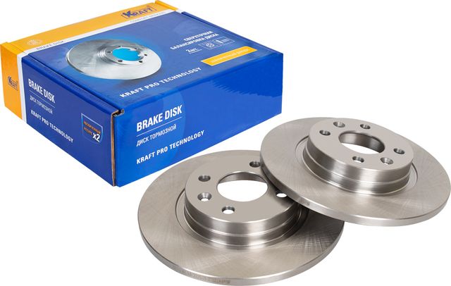 Диск тормозной RENAULT LOGAN 04- перед. c ABS (Kraft). Артикул KT016029