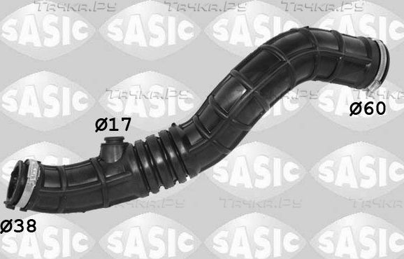 Патрубок интеркулера Sasic для Renault Modus I 2004-2012. Артикул 3334033
